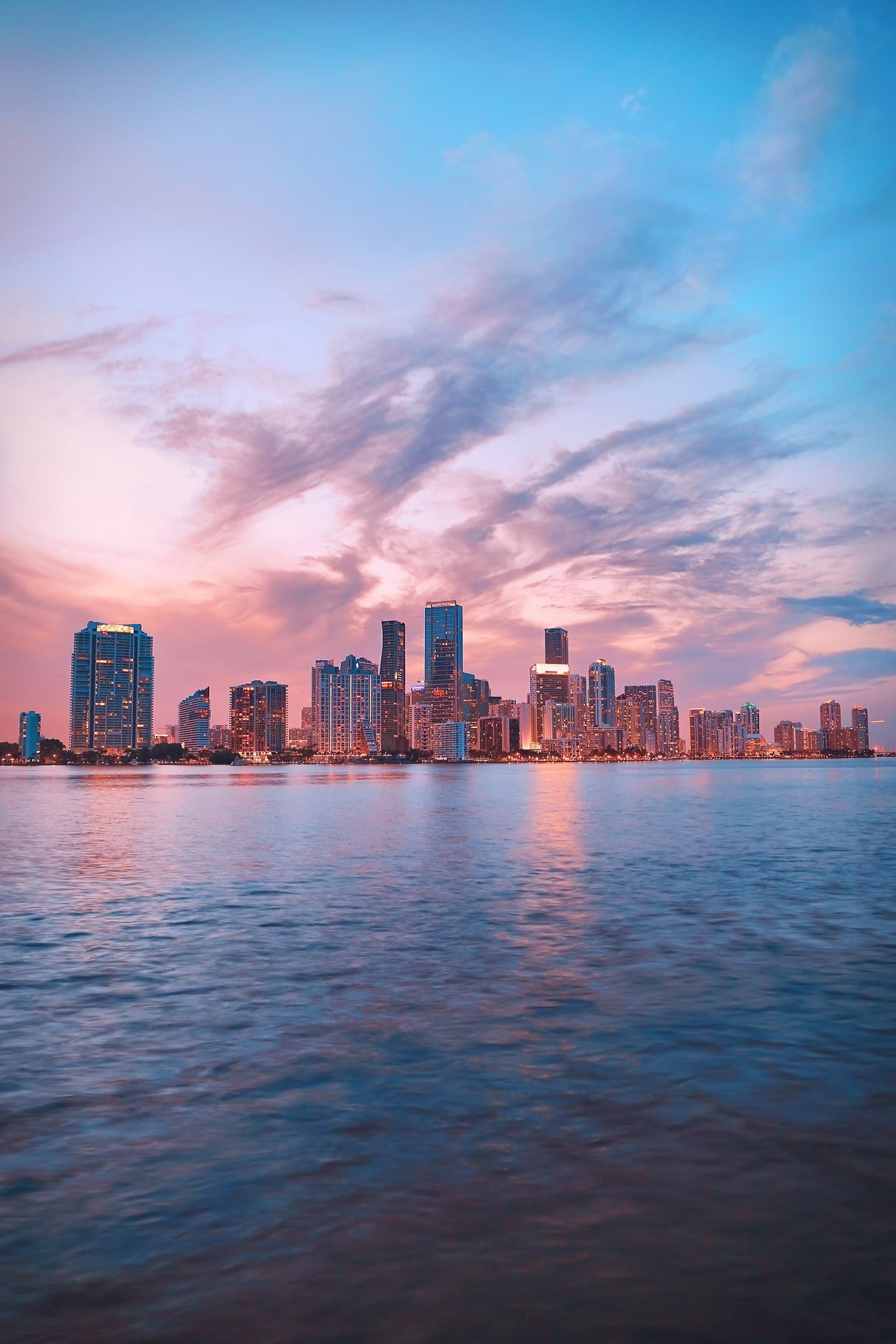 Miami waterfront skyline